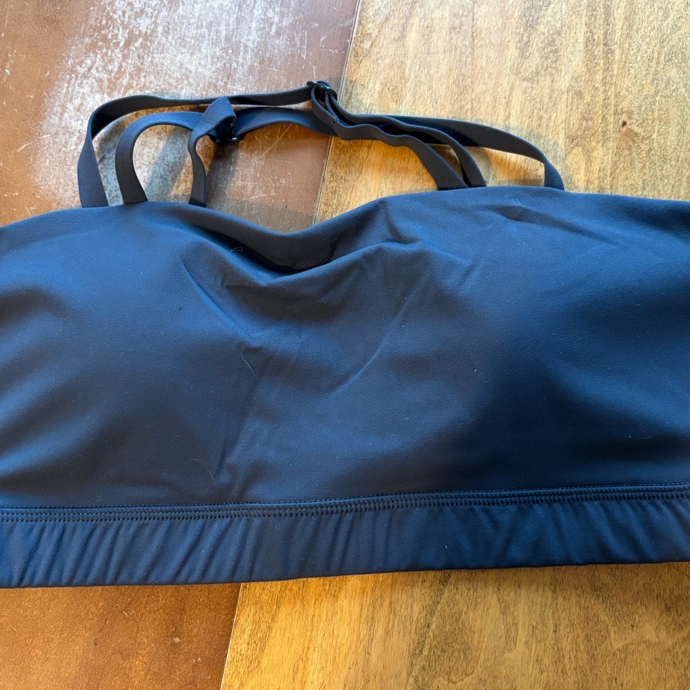 Black Strapless Bikini Top